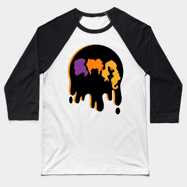 Hocus Pocus Baseball T-Shirt by kayylpso